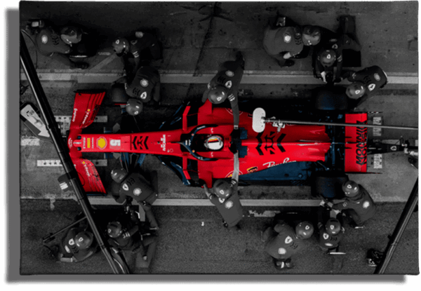 Cuadro Canvas Formula 1 Ferrari Premium