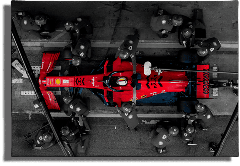 Cuadro Canvas Formula 1 Ferrari Premium