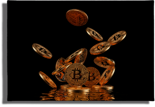 Cuadro Canvas Cuadro Bitcoin Cripto