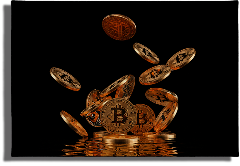 Cuadro Canvas Cuadro Bitcoin Cripto